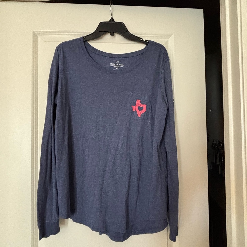 State of Mind Blue V-Neck Shirt